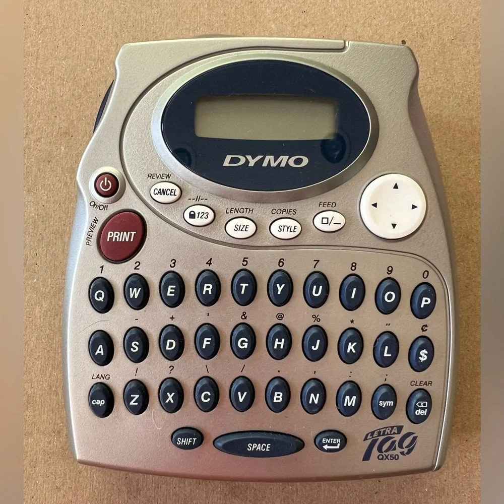 DYMO LetraTag QX50 Label Maker - includes extra label tape